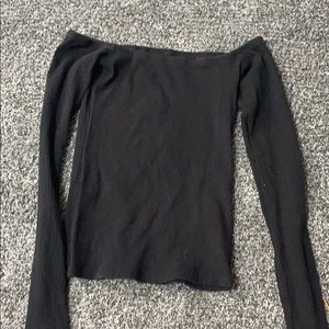 Hollister Off-the-shoulder black top